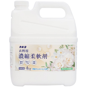 カネヨ 濃縮柔軟剤 真白ブーケの香り 4kg