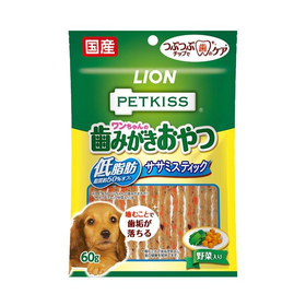 PETKISS　ワンちゃんの歯みがきおやつ　低脂肪ササミスティッ