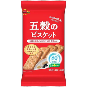 ブルボン　五穀のビスケット 32枚（4枚&times;8袋）