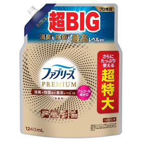 ファブリーズＷ除菌＋消臭プレミアム　無香料　つめかえ用４回分 1