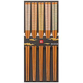 来客用スス竹シルキー5P　317488 【箸 カトラリー】