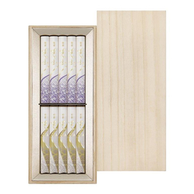 芝山　二種香（銘香芝山・特撰芝山）桐箱 短寸１０入 【線香】