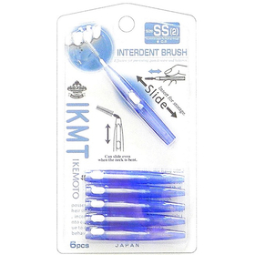 【システム非公開】IKMT　スライド収納式歯間ブラシ　6pcs　