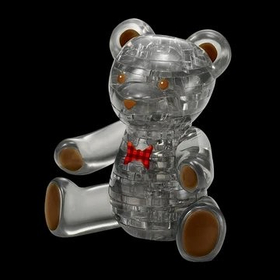 クリスタルパズル　ブラック ベア 50257