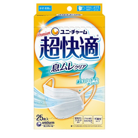 超快適マスク息ムレクリアタイプ ふつう ２５枚入