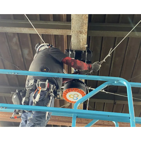 【導入の流れ】大型シーリングファン「SOU」の施工