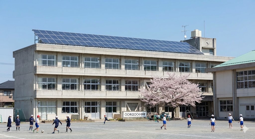 【学校向け】室蘭市 自家消費太陽光で災害対策!再エネ削減!