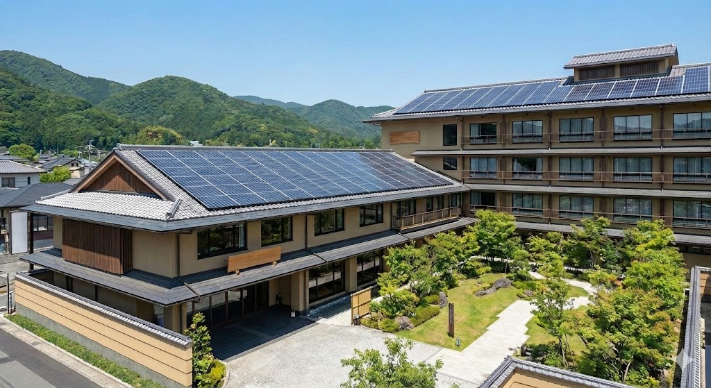 【ホテル向け】室蘭市　自家消費太陽光で電気代削減とBCP対策に！