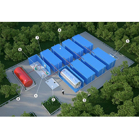 BGTピット汚水食品有機廃棄物ガス化バイオガス発電プラント機材