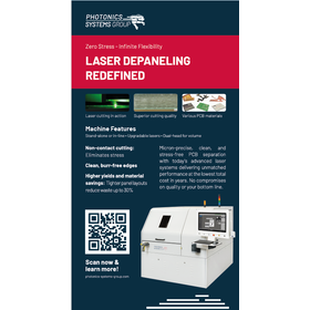 New Generation Laser Depaneling
