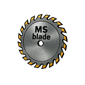 Material saving tipped saw blade