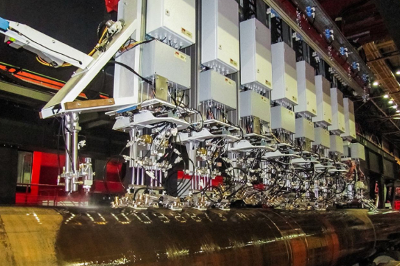 大径鋼管自動超音波探傷装置『ULTRAPIPE』