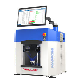 数百の小型部品測定項目を30秒で同時評価『オプトクラウド S』