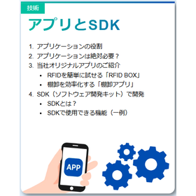 【RFIDとは?技術知識編 7】アプリとSDK