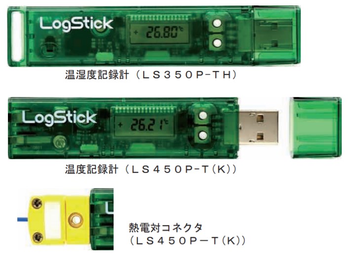 温湿度ロガー『LS350P-TH』