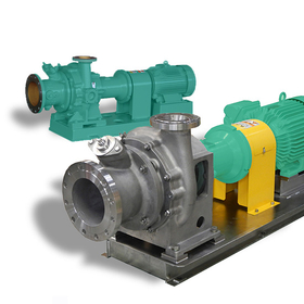 化学工場向け　カッターポンプによる混合促進