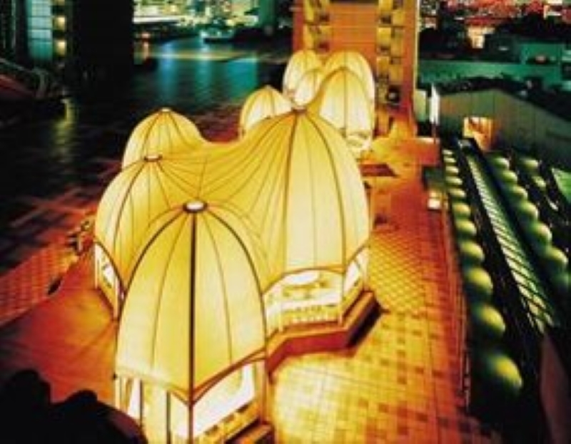 【膜構造】で公園内にシンボリックな景観を創出！