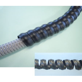 過酷な可動部を、守り抜く！高耐久ＰＥスパイラル型チューブ