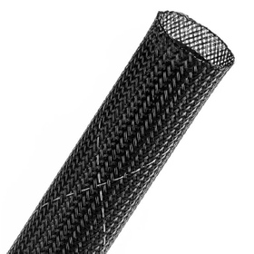 Flame-retardant PET PLUS sleeve that won't fray even when cut with scissors.