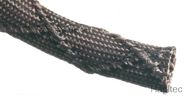 【航空宇宙エンジン向け】耐熱ヘビーファイバーグラススリーブ