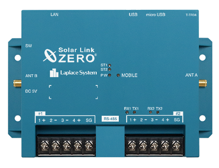 コンパクトな高機能計測制御端末 Solar Link ZERO ラプラス