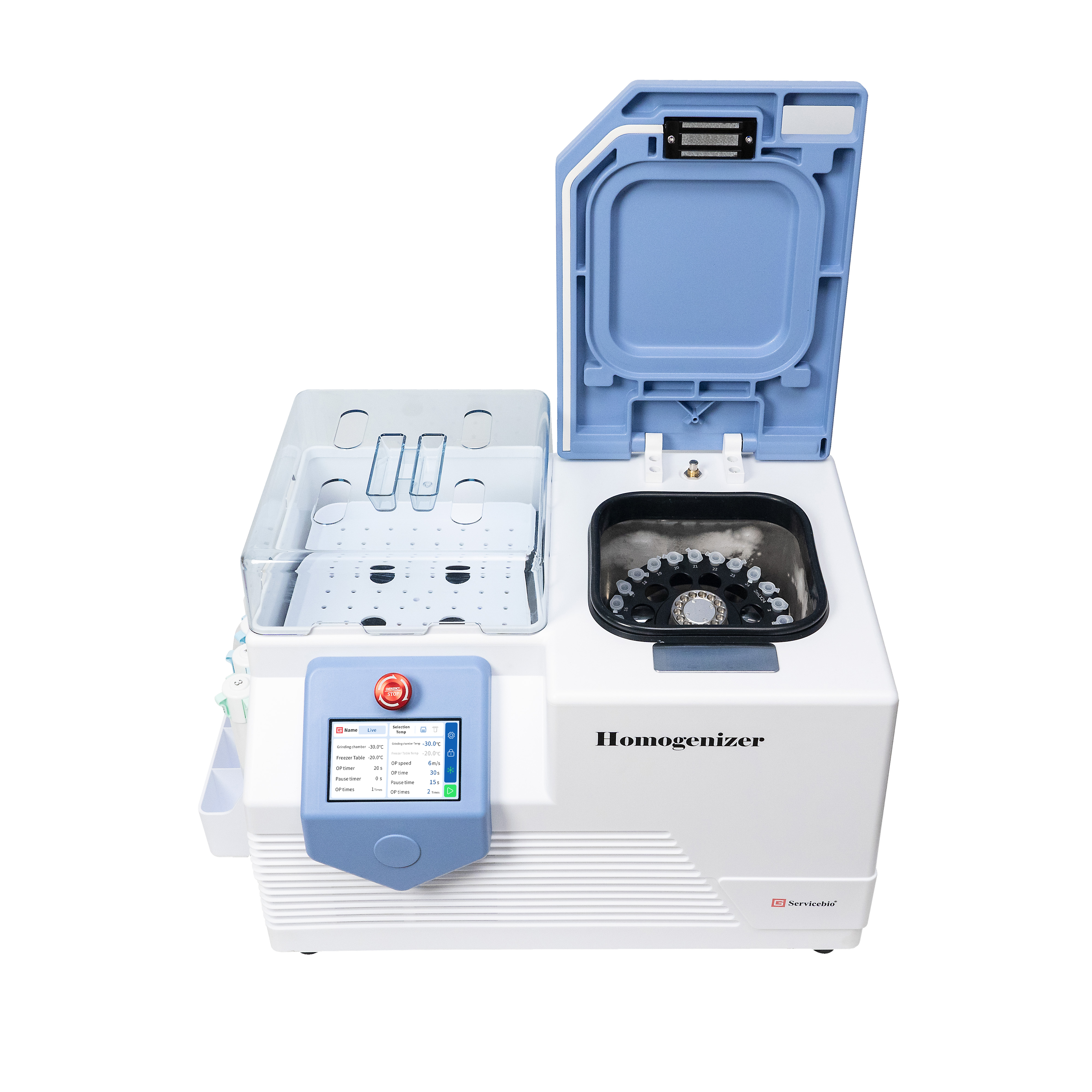 新製品！低温型ビーズ式ホモジナイザー※-50℃の圧縮機で発熱抑制