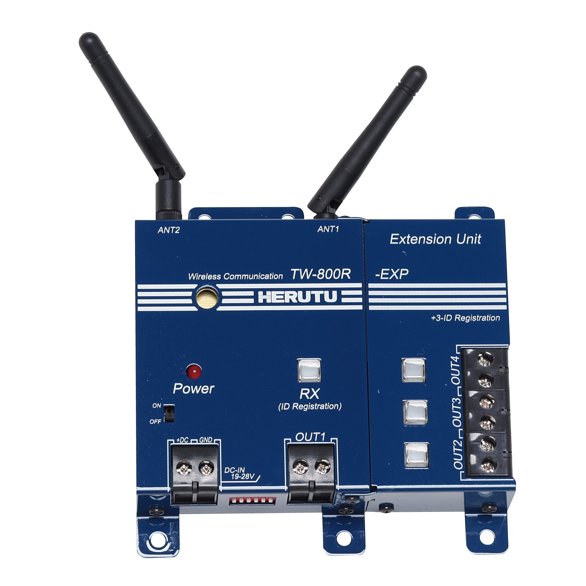 4点出力タイプ ポカヨケ用受信機 TW-800R-EXP ヘルツ電子
