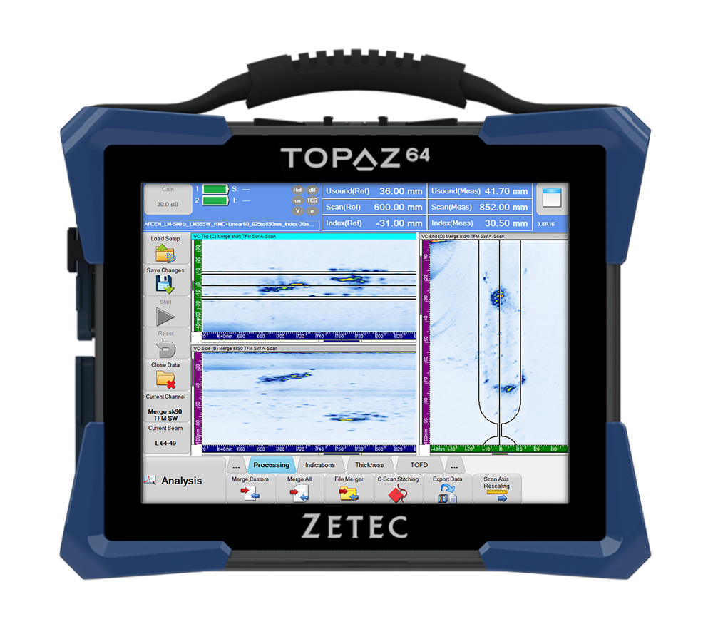 【専用】Theドーテーズ　衝撃 Eddyfi フェーズドアレイ超音波探傷装置 TOPAZ64 Eddyfi Technologies
