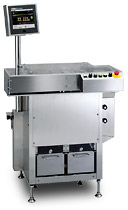 エアゾール缶用 重量選別機（オートチェッカ）