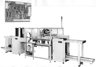 『基盤自動半田付け装置』