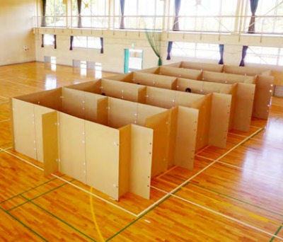 避難所用パーテーション『パーテーションTL』