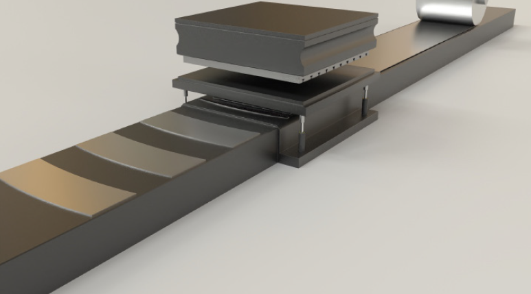【事例：自動車】プレス金型でのスピードコントロールガススプリング