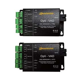 2系統接点信号 光ファイバー伝送装置 (双方向伝送) 製品画像