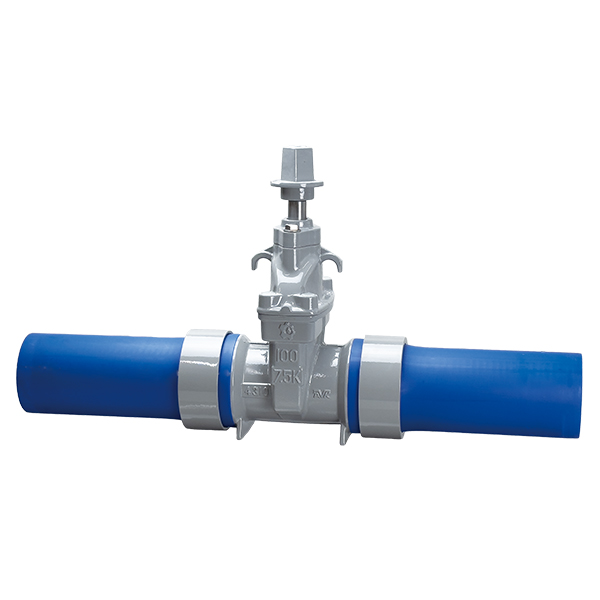 PE管対応ソフトシール仕切弁エクセルプロ