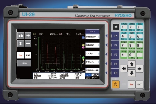 【鉄道向け】UI-29 デジタル超音波探傷器