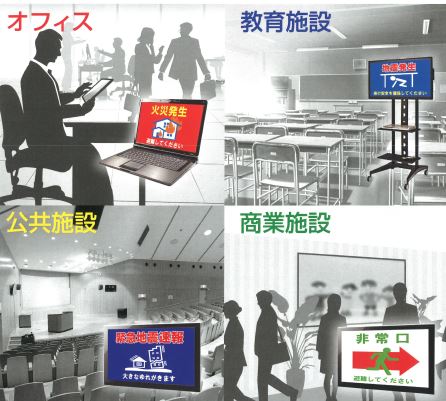 緊急情報ネットワーク表示システム