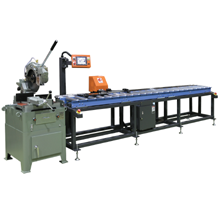 長尺材の切断に　メタルソーのＮＣ位置決め装置『メタルソーNC』