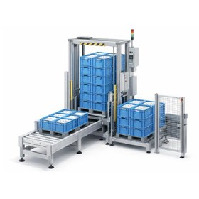 スタッカ兼搬送コンベア設備