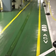 Functional flooring material "AGV Liner" for protecting AGV magnetic tape.