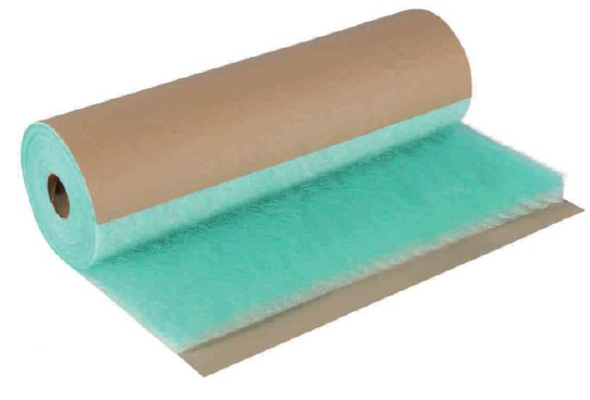 塗装ブース 排気フィルターロール