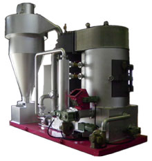 バイオマスボイラー　温水・温風・蒸気ボイラー　WABEシリーズ