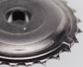 ステンレス鋼のプリンター部品（材厚：1.2mm）加工事例