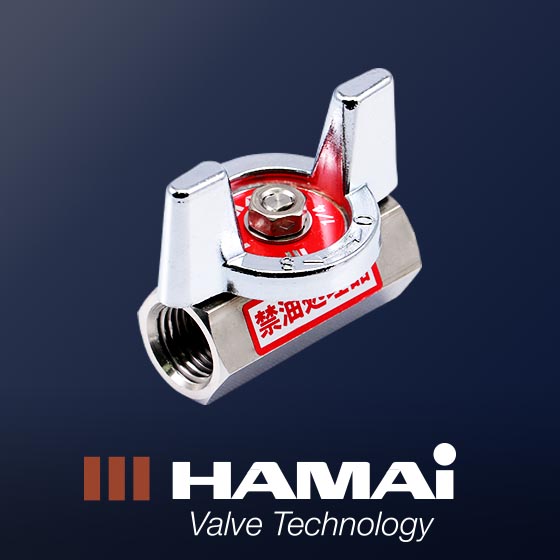 【完全禁油】蝶型ステンレス製ボールバルブ　BSS-217型