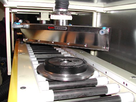 【電子部品向け】回転式エアーナイフによる基板除塵