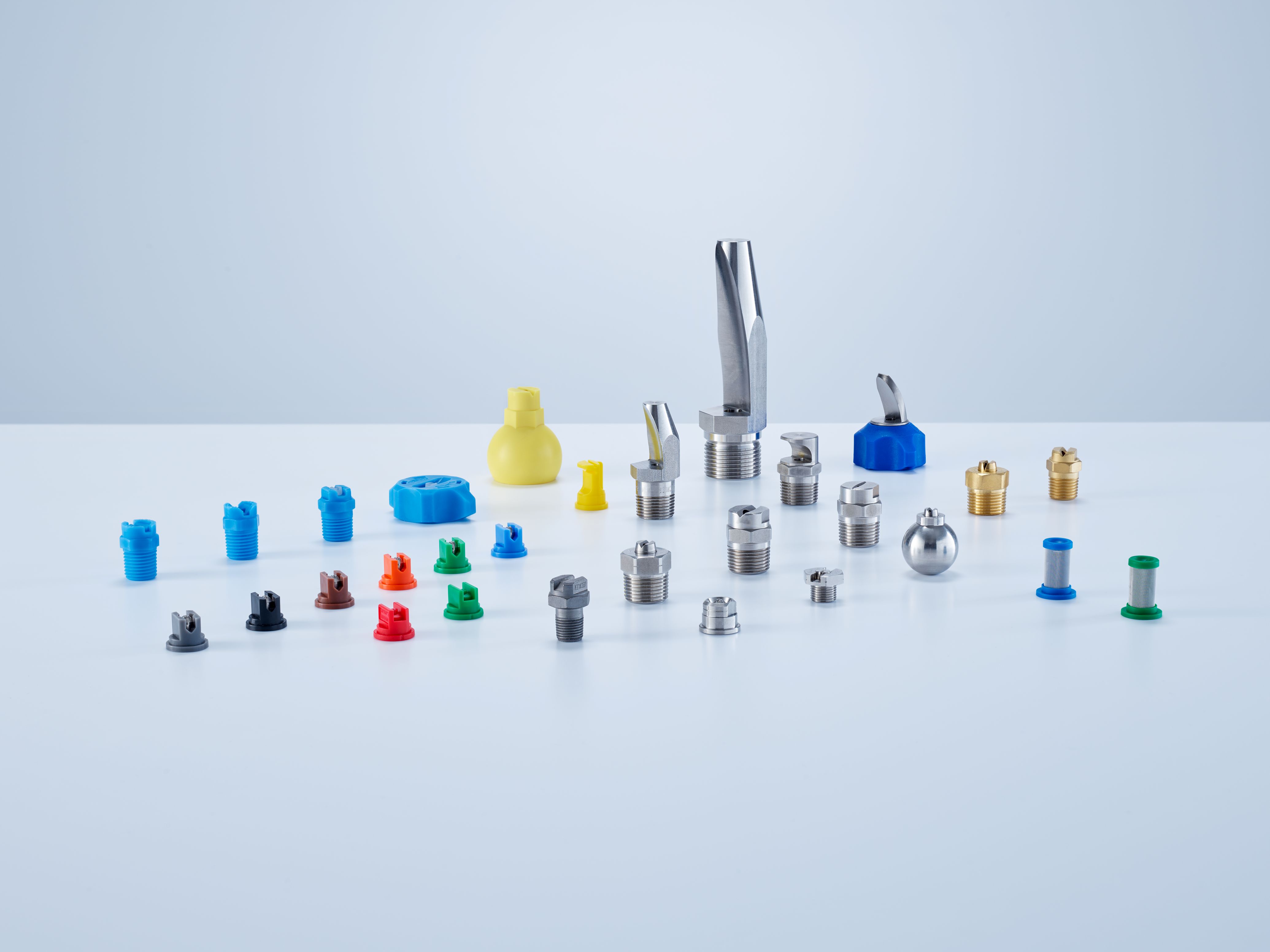 レヒラー社製フラットジェットスプレーノズル（配管押込タイプ）