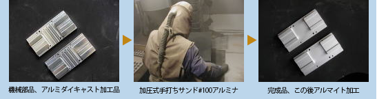 大阪府での【サンドブラスト加工】はお任せください！