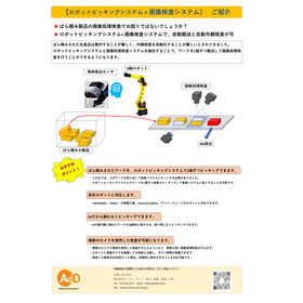 ロボットピッキングシステム + 画像検査システムのご紹介