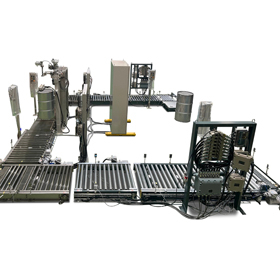 【製作事例】搬送装置付きキャニスタ缶充填機