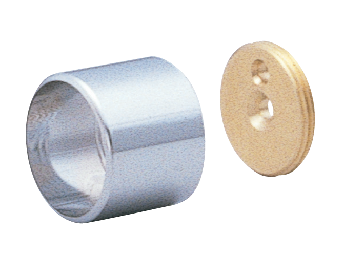 パイプ・パイプブラケット【キャップソケット】　＜真鍮＞