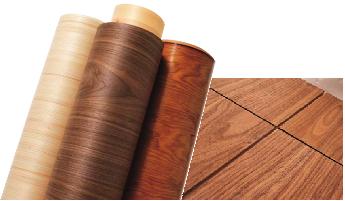 天然木極薄つき板不燃シート「簡壁シート360」